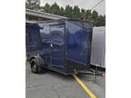2023 Tailor-Made Trailers 5 Wide Enclosed 5x8 with 6'3" interior Indigo Blue