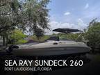 2007 Sea Ray 260 Sundeck Boat for Sale