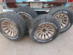 Jeep wagoneer wheels tires 6x5.5 mags 235 75 15s