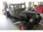 1932 Ford Deuce Coupe 5 Window Black Automatic