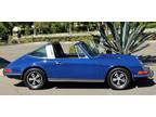 1970 Porsche 911 Targa Blue Manual Coupe