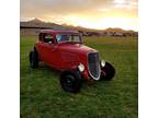 1933 Ford 5 Window Coupe Manual Red