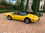 1978 Ferrari 308 GTS Yellow Convertible