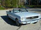 1966 Ford Mustang Convertible Light Blue