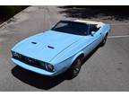 1973 Ford Mustang Blue Convertible