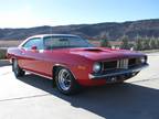 1973 Plymouth Cuda Red 340 V8 Automatic