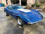 1971 Chevrolet Corvette 330 HP LT1 Blue Manual