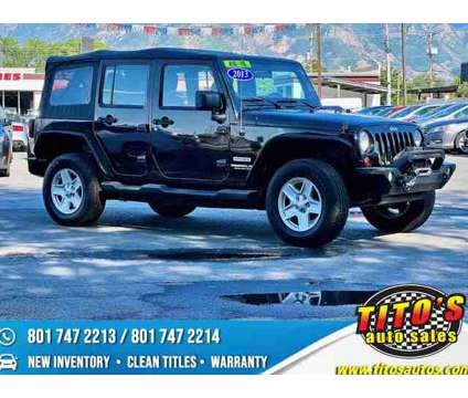 2013 Jeep Wrangler for sale is a Black 2013 Jeep Wrangler Car for Sale in Murray UT