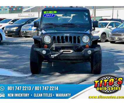 2013 Jeep Wrangler for sale is a Black 2013 Jeep Wrangler Car for Sale in Murray UT