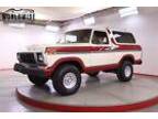 1978 Ford Bronco V8 AUTOMATIC RANGER XLT 4X4 RARE NEW BUCKET SEATS MARTI REPORT