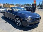 2008 BMW 6-Series 650i Convertible Blue,