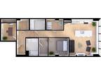 Residences at 55 - Suite Style J1 - 1 Bedroom 1.5 Baths with Den