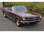1966 Ford Mustang Convertible 289 Vintage Burgundy