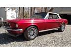 1968 Ford Mustang Convertible Ruby Red Automatic