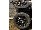 Black wheels with Wrangler Tires