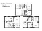 Stadium Centre Lofts - Three Bedroom, One Bathroom
