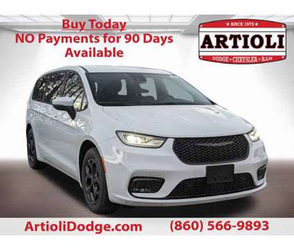2023 Chrysler Pacifica Hybrid Touring L is a White 2023 Chrysler Pacifica Hybrid in Enfield CT