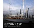 Aalsmeer Yacht Custom 57 (Dutch Built) Cruiser 1962
