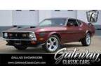 1972 Ford Mustang Mach 1 Maroon Metallic 1972 Ford Mustang 351 V8 4-Speed