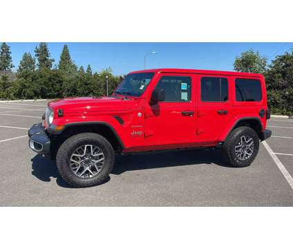 2024 Jeep Wrangler Sahara is a Red 2024 Jeep Wrangler Sahara Car for Sale in Cerritos CA