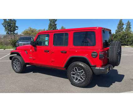 2024 Jeep Wrangler Sahara is a Red 2024 Jeep Wrangler Sahara Car for Sale in Cerritos CA