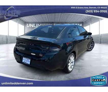 2013 Dodge Dart for sale is a Black 2013 Dodge Dart 270 Trim Car for Sale in Denver CO