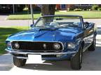 1969 Ford Mustang GT 390 ci Convertible Blue