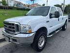 2002 Ford F-250 7.3L Diesel 4x4 Crew Cab White