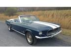 1968 Ford Mustang Blue Convertible 289 Manual