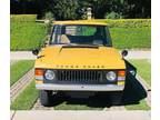 1978 Land Rover Range Rover Manual SUV