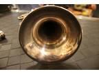C.G. Conn 8-B Silver Plate Artist Trumpet 1970 W/ Bach C1 Mouthpiece + Mutes
