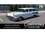 1957 Chevrolet Bel Air/150/210 White/Green 1957 Chevrolet Bel Air Wagon 327 V8 5