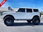 2023 Ford Bronco BAYSHORE WHITEOUT HARDTOP LUX LEATHER 12" NAV LIFT - Plant