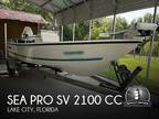 2002 Sea Pro SV 2100 CC Boat for Sale
