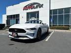 2021 Ford Mustang Eco Boost Convertible 2D White,