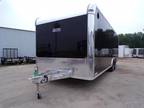 8.5 x 24 24ft Enclosed Cargo Racing Motorcycle Show Car Hauler Trailer Dallas OK