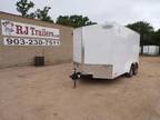 7.5 x 14 14' Enclosed Cargo Racing Show Bike Hauling Moving Storage Trailer