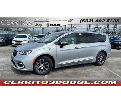 2023 Chrysler Pacifica Hybrid Pinnacle is a Silver 2023 Chrysler Pacifica Car for Sale in Cerritos CA
