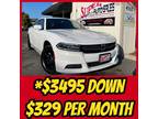 $3495 Down $329 Per Month on this Stylish 2015 Dodge Charger SE 4-Door Sedan