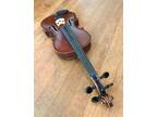 Stradivarius Copy Violin w/ Bows & Case. 4/4 Full-Size