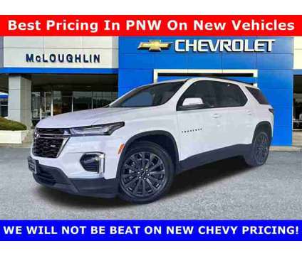 2023 Chevrolet Traverse RS is a White 2023 Chevrolet Traverse RS Car for Sale in Portland OR