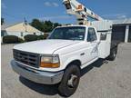 1997 Ford F450 Flatbed Bucket Truck 132K Miles