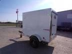 4 x 6 6ft Cargo Enclosed Moving Luggage Storage Ticket Booth Carnival Trailer