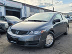 2009 Honda Civic Cpe DX-G - ONLY 21842 KMS- ONE OWNER - CLEAN CAR- LIKE NEW