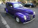 1940 Ford Deluxe Coupe Purple