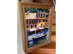 $50 OFF- Framed Embellished Gicl e Stento's Portofino