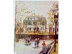Maurice Utrillo Art Book - Vintage Illustrated Hardcover Book w Color
