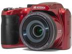 Kodak PIXPRO AZ252 Astro Zoom 16MP Point and Shoot Digital Camera (Red) Bundle