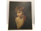 Antique FRENCH OIL PAINTING Circle Of JEAN BAPTISTE GREUZE(1725-1805) Young Boy