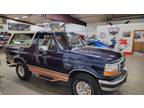 1995 Ford Bronco U100 Blue 5.0L Gas V8